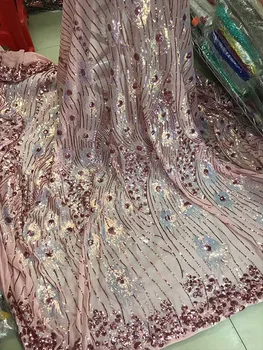 New French Nigerian sequins net lace,African tulle mesh Sequence lace fabric high quality for wedding dress 5yards/lot 01
New French Nigerian sequins net lace,African tulle mesh Sequence lace fabric high quality for wedding dress 5yards/lot 01