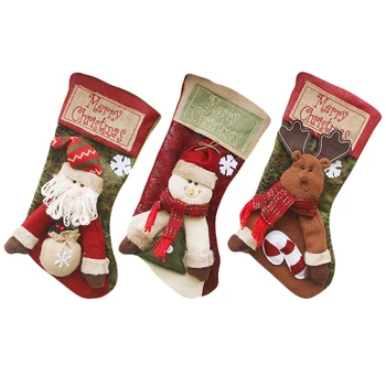 3Pcs Gift Sock Beautiful Useful Stockings Bag Supply for Party
3Pcs Gift Sock Beautiful Useful Stockings Bag Supply for Party