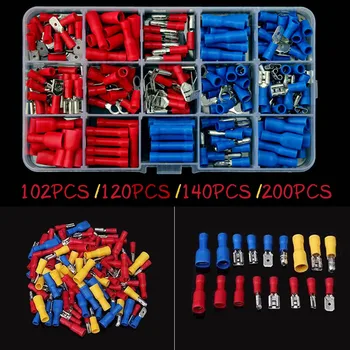 Electrical Assorted Insulated Wire Cable Terminal Crimp Connector Spade Set Kit HR
Electrical Assorted Insulated Wire Cable Terminal Crimp Connector Spade Set Kit HR