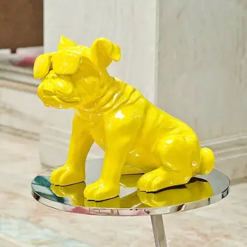 GLASSES BRITISH BULLDOG FIGURINE ART SCULPTURE ANIMALS DOG STATUE RESIN CRAFT HOME DECORATION ACCESSORIES FOR LIVING ROOM R1801
GLASSES BRITISH BULLDOG FIGURINE ART SCULPTURE ANIMALS DOG STATUE RESIN CRAFT HOME DECORATION ACCESSORIES FOR LIVING ROOM R1801
