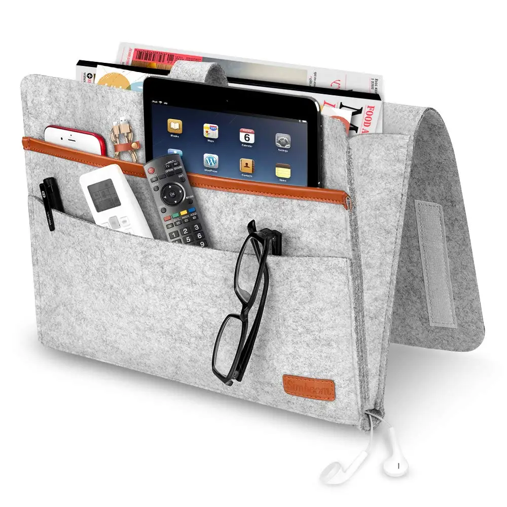 Felt Bedside Caddy Bag Case, Bedside Hanging Storage Organizer with Anti-Slip Velcro Sorting Magazine for iPad, Tablet, Phone
Felt Bedside Caddy Bag Case, Bedside Hanging Storage Organizer with Anti-Slip Velcro Sorting Magazine for iPad, Tablet, Phone