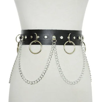 Best Selling New Bracelet Iron Chain Women's Waistband Occident Fashion All-match Iron Chain Ring Decorative Wide Belt
Best Selling New Bracelet Iron Chain Women's Waistband Occident Fashion All-match Iron Chain Ring Decorative Wide Belt