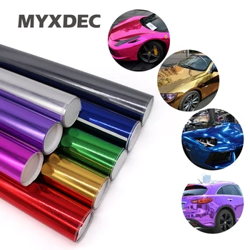 30cmx100cm Chrome Mirror Vinyl Wrap Film Car Sticker Decal DIY Car Bike Motor Body Cover Wrapping Film Automobiles Accessories
30cmx100cm Chrome Mirror Vinyl Wrap Film Car Sticker Decal DIY Car Bike Motor Body Cover Wrapping Film Automobiles Accessories