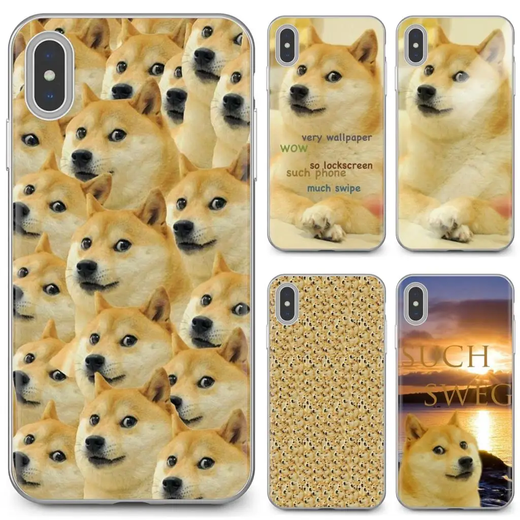 Силиконовый чехол для телефона с надписью Happy Doge With It Kawaii Samsung Galaxy S6 S10E S10 Edge Lite Plus