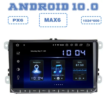 MAX10 PX6 9" Android 10.0 Car GPS Radio player for VW Golf 5 6 Polo Passat b5 mk5 mk6 Tiguan Jetta EOS Sharan Seat Leon hdmi DSP 
MAX10 PX6 9" Android 10.0 Car GPS Radio player for VW Golf 5 6 Polo Passat b5 mk5 mk6 Tiguan Jetta EOS Sharan Seat Leon hdmi DSP