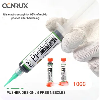 RELIFE RL-035A 10CC PP Structural Adhesive for Mobile Phones iPad Frame Back Cover Bracket Bonding No Heating with 5 Needles
RELIFE RL-035A 10CC PP Structural Adhesive for Mobile Phones iPad Frame Back Cover Bracket Bonding No Heating with 5 Needles