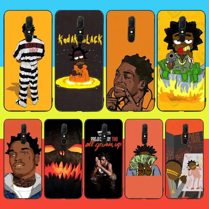 CUTEWANAN Kodak Black Rapper TPU black Phone Case Cover Hull For Oppo A5 A9 2020 Reno Z Realme5Pro R11 case