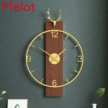 Modern Minimalist Deer Watch Wall Living Room Home Affordable Luxury Fashion Personalized Creative Decoration Mute Clock
Modern Minimalist Deer Watch Wall Living Room Home Affordable Luxury Fashion Personalized Creative Decoration Mute Clock