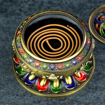 Alloy censer, lotus eight treasures, censer plate, censer, household incense, decoration, Buddhist incense stick holder
Alloy censer, lotus eight treasures, censer plate, censer, household incense, decoration, Buddhist incense stick holder