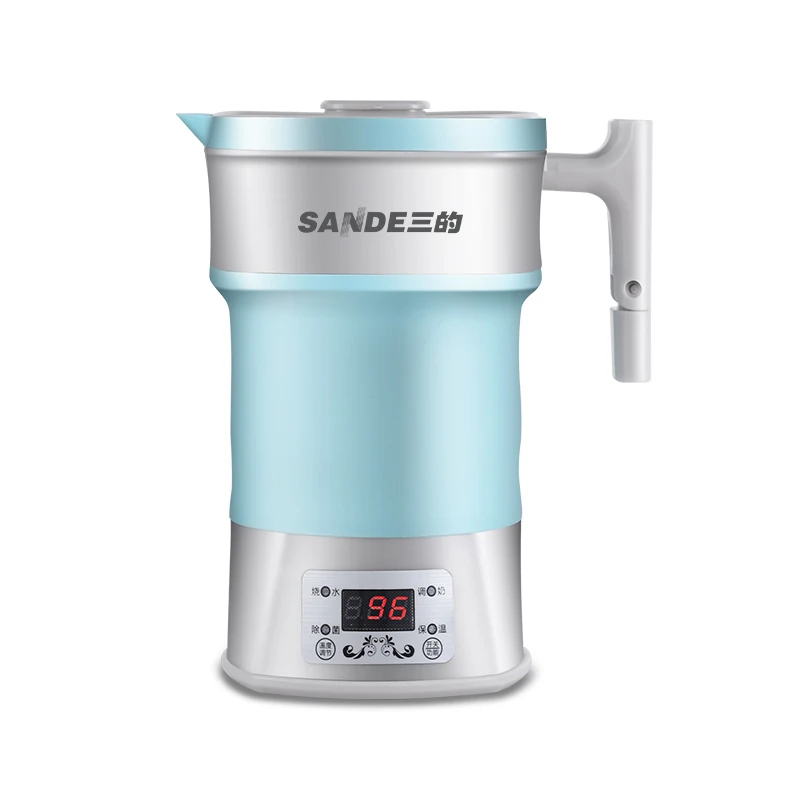 Three folding electric kettle home insulation travel mug automatic power off silicone mini portable kettle
Three folding electric kettle home insulation travel mug automatic power off silicone mini portable kettle