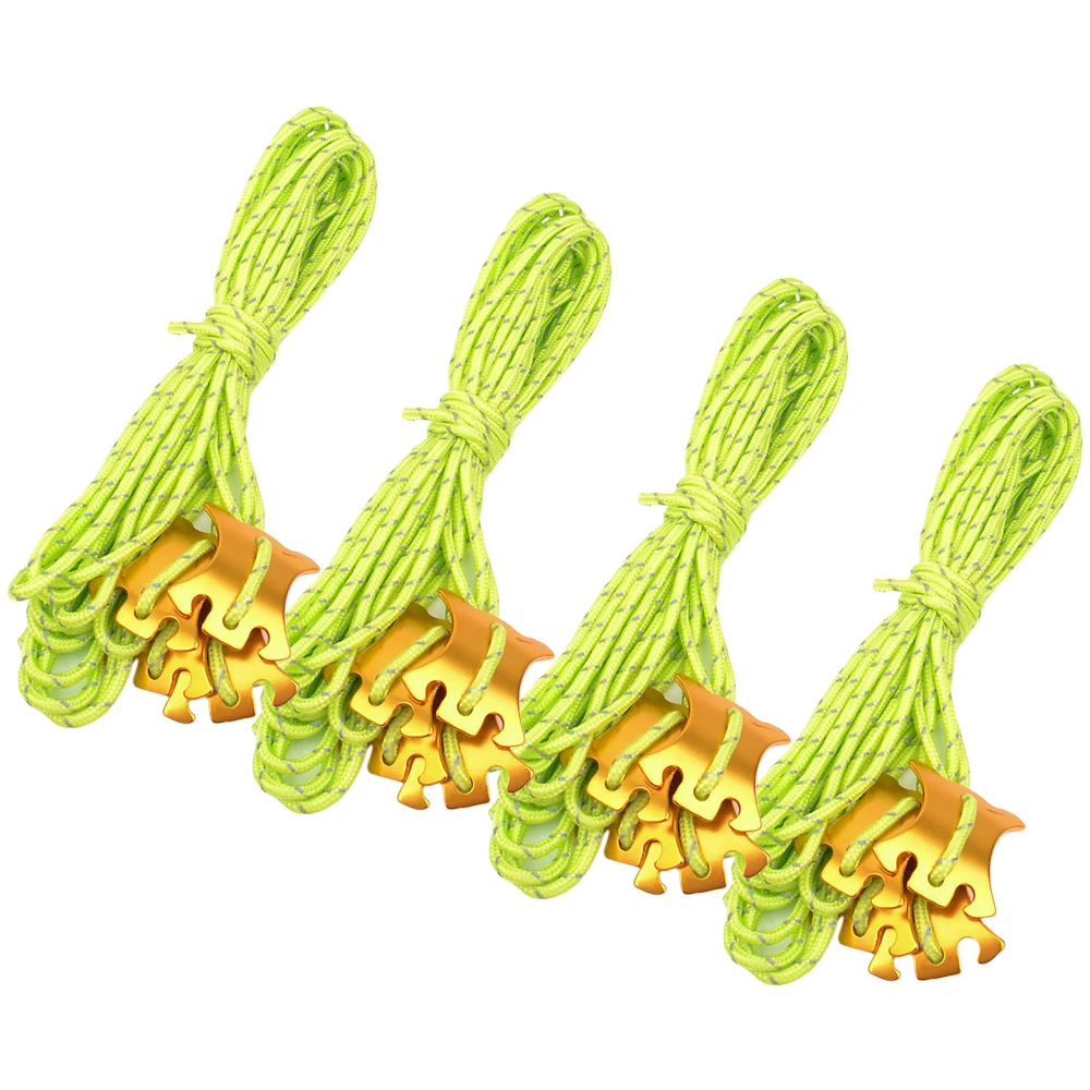 Lixada 4PCS Reflective Guyline Tent Rope Camping Accessories Camping Cord Paracord with Tensioner for Tent Canopy Awaning
Lixada 4PCS Reflective Guyline Tent Rope Camping Accessories Camping Cord Paracord with Tensioner for Tent Canopy Awaning