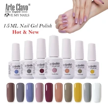 Arte do prego do verniz do verniz do verniz do prego da laca do prego do diodo emissor de luz 15ml(China)