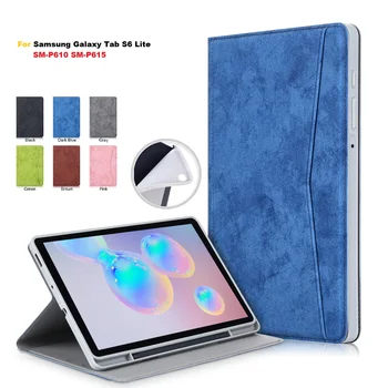 For Samsung Galaxy Tab S6 Lite Case 10 4 inch SM P610 P615 Case with Pencil Holder Wallet Stand Tablet For Samsung S6 Lite Case
For Samsung Galaxy Tab S6 Lite Case 10 4 inch SM P610 P615 Case with Pencil Holder Wallet Stand Tablet For Samsung S6 Lite Case