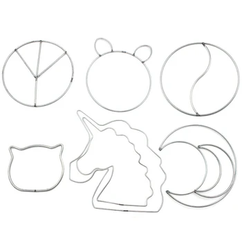 Irregular Iron Ring Unicorn Cat Moon Special-Shaped Hoop DIY Dreamcatcher Handmande YIYANG TAIJI Symbol
Irregular Iron Ring Unicorn Cat Moon Special-Shaped Hoop DIY Dreamcatcher Handmande YIYANG TAIJI Symbol