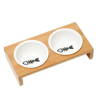 Fashion Cat Dog Feeders Bowls Bamboo Tableware Ceramic Pet Food Water Bowl High Grade Anti Skid Pet Supplies Dog Cat Bowl
Fashion Cat Dog Feeders Bowls Bamboo Tableware Ceramic Pet Food Water Bowl High Grade Anti Skid Pet Supplies Dog Cat Bowl