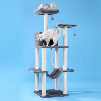 Cat Tree EU Domestic Delivery Cat Climbing Tree Tower Condo Scratcher Furniture Kitten House Hammock with Scratching Post
Cat Tree EU Domestic Delivery Cat Climbing Tree Tower Condo Scratcher Furniture Kitten House Hammock with Scratching Post