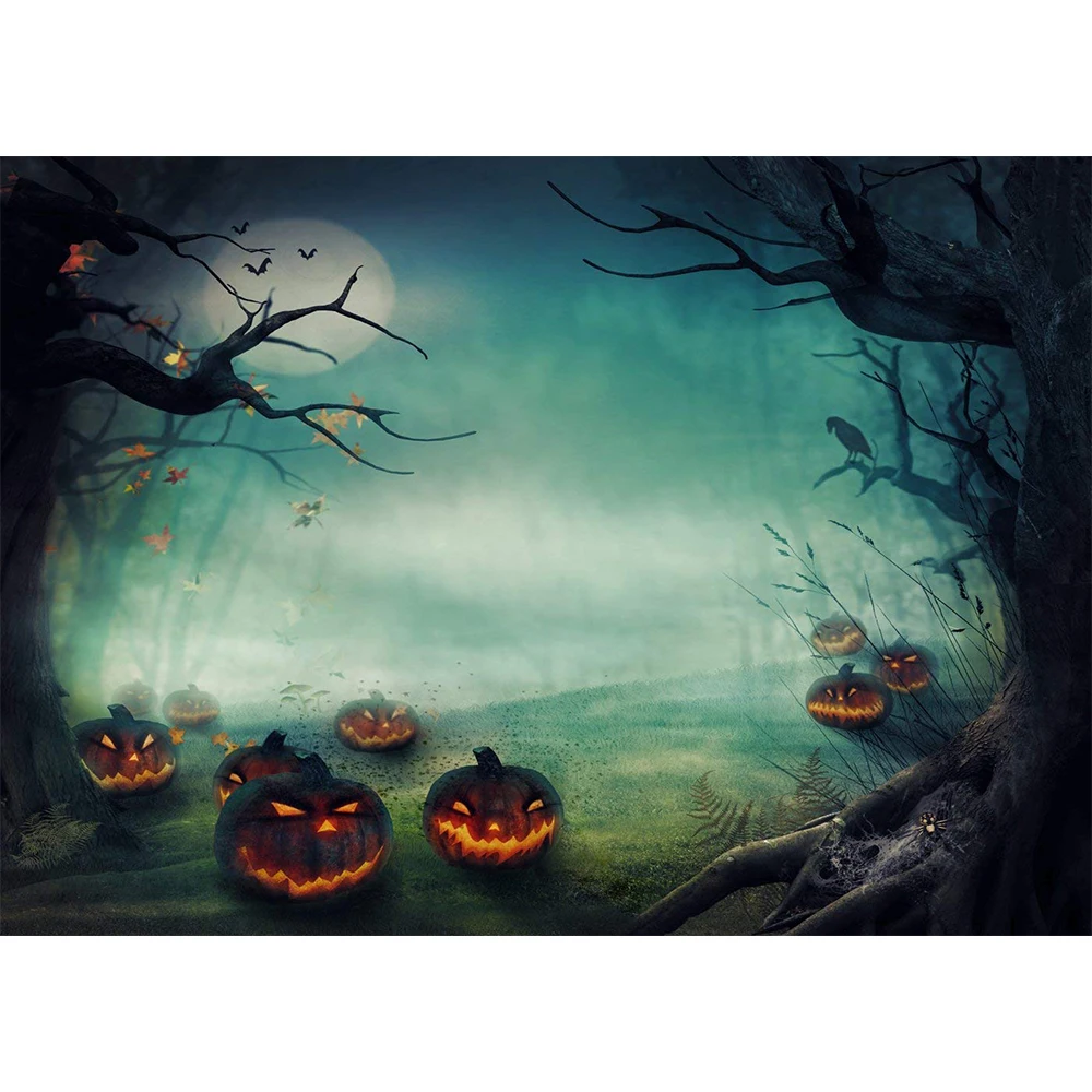 Happy Halloween Backdrop Pumpkin Lantern Night Forest Customized Vinyl Photography Backgrounds For Photo Studio
Happy Halloween Backdrop Pumpkin Lantern Night Forest Customized Vinyl Photography Backgrounds For Photo Studio