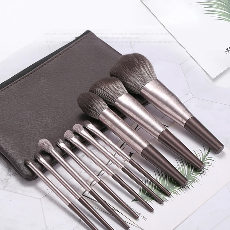 10 Pieces Luxury Professional Makeup Brush Set Powder Foundation Blending Goat Hair Makeup Brushes Tools
10 Pieces Luxury Professional Makeup Brush Set Powder Foundation Blending Goat Hair Makeup Brushes Tools