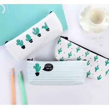Cute Large Capacity fabric Cactus Pencil Cases Kawaii Simple pen case Office School student stationery Storage bag kids gift 
Cute Large Capacity fabric Cactus Pencil Cases Kawaii Simple pen case Office School student stationery Storage bag kids gift