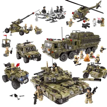 500pcs/set Battlefield Car Helicopter Building Blocks Brick Action Figure Toy Brain Game Children War Tool Model Kids Anime Gift
500pcs/set Battlefield Car Helicopter Building Blocks Brick Action Figure Toy Brain Game Children War Tool Model Kids Anime Gift