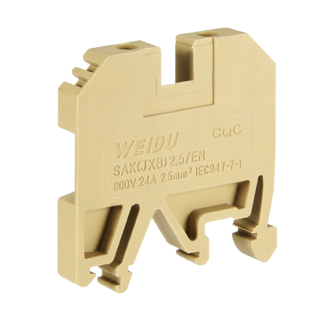 uxcell 50pcs SAK2.5EN DIN Rail Terminal Block 800V 24A Brown for 24-14 AWG for Wires Connecting of Home Appliances Machines
uxcell 50pcs SAK2.5EN DIN Rail Terminal Block 800V 24A Brown for 24-14 AWG for Wires Connecting of Home Appliances Machines