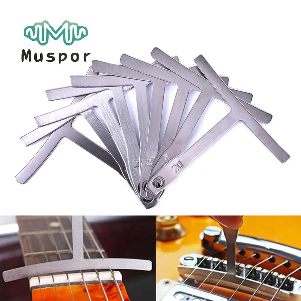 9 Pcs Silver Guitar Under String Radius Gauge Guitar Bass Bridge Saddle Builder Luthier Tools Adjustments Guitarra Repair Set
9 Pcs Silver Guitar Under String Radius Gauge Guitar Bass Bridge Saddle Builder Luthier Tools Adjustments Guitarra Repair Set
