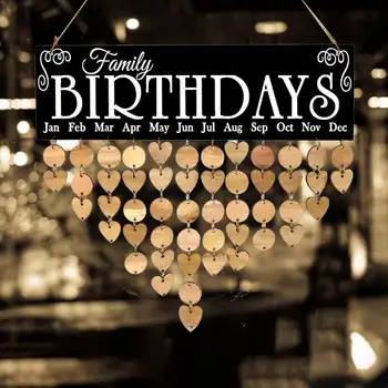 Creative Family Decorative Listing Wooden Calendar Birthday Reminder Boards Creative Unique Birthday Party Decoration Projects
Creative Family Decorative Listing Wooden Calendar Birthday Reminder Boards Creative Unique Birthday Party Decoration Projects