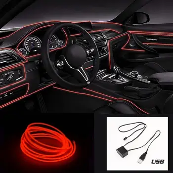 LED EL Light Neon Rope Car Dance Glow Light Strip + 3V/12V Controller USB Drive Car Decoration Light Car Styling Party Decor
LED EL Light Neon Rope Car Dance Glow Light Strip + 3V/12V Controller USB Drive Car Decoration Light Car Styling Party Decor