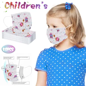 50pcs Children Disposable 3-layer Protective Mask With Melt Blown Cloth Dustproof Breathable Disposable Mask With Cow Pattern 
50pcs Children Disposable 3-layer Protective Mask With Melt Blown Cloth Dustproof Breathable Disposable Mask With Cow Pattern