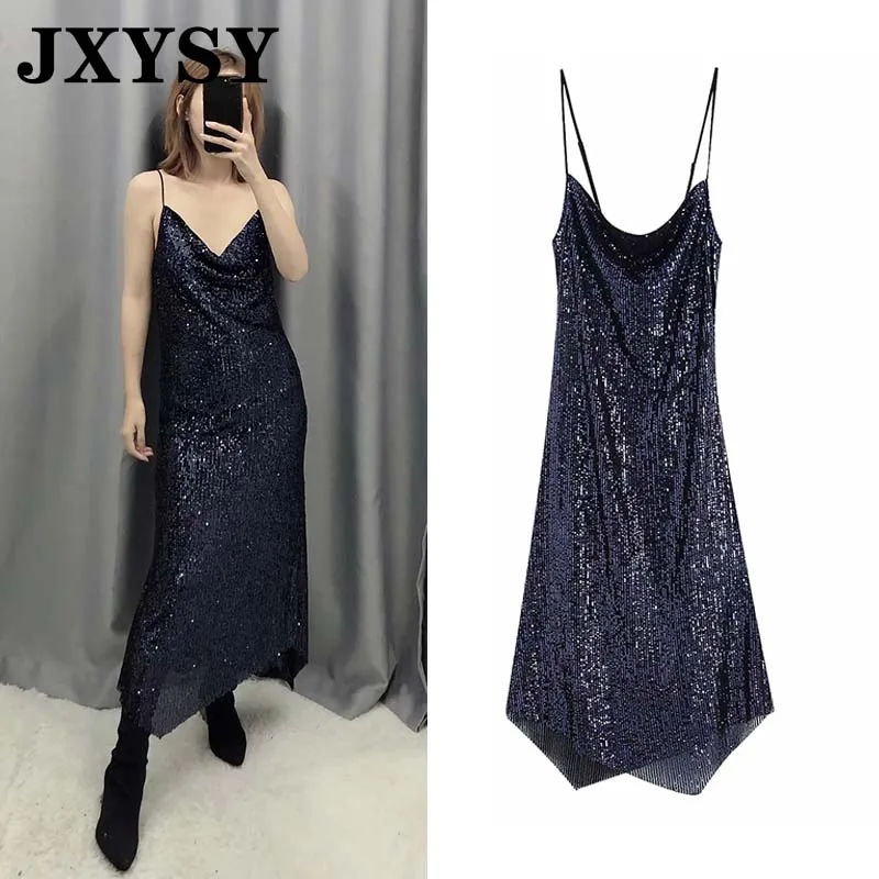 JXYSY 2019 dress women sequined backless sexy fashion off shoulder vestidos de fiesta de noche female party dress
JXYSY 2019 dress women sequined backless sexy fashion off shoulder vestidos de fiesta de noche female party dress