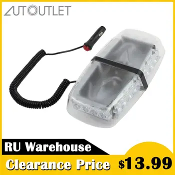 AUTOUTLET 12V Amber 24 Piranha LED 24W Vehicle Roof Light Bar Flashing Beacon Strobe Light Magnetic Base Car Police Light Yellow
AUTOUTLET 12V Amber 24 Piranha LED 24W Vehicle Roof Light Bar Flashing Beacon Strobe Light Magnetic Base Car Police Light Yellow