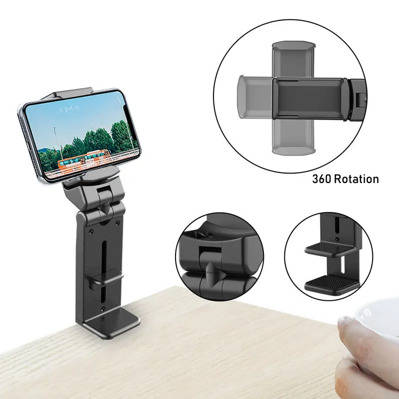Universal clip Clamp trip mobile phone bracket plane splint table Stand lazy Holder 360 Adjustable Live Broadcast 4-6.6 inch
Universal clip Clamp trip mobile phone bracket plane splint table Stand lazy Holder 360 Adjustable Live Broadcast 4-6.6 inch