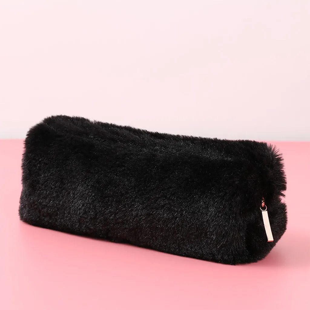 Plush Storage Pouch Students School Office Girl Pencil Pen Stationery Bags Home Cosmetic Makeup Brush Portable Packages Purse 
Plush Storage Pouch Students School Office Girl Pencil Pen Stationery Bags Home Cosmetic Makeup Brush Portable Packages Purse