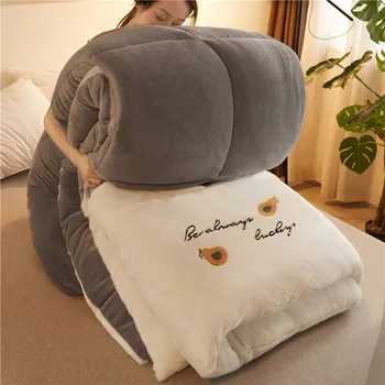 Warm Winter Qulit Fleece Embroidered Comforter Soft AB Side Thicken Blankets Duvet With Filling 150*200cm Bedding Home Textile
Warm Winter Qulit Fleece Embroidered Comforter Soft AB Side Thicken Blankets Duvet With Filling 150*200cm Bedding Home Textile