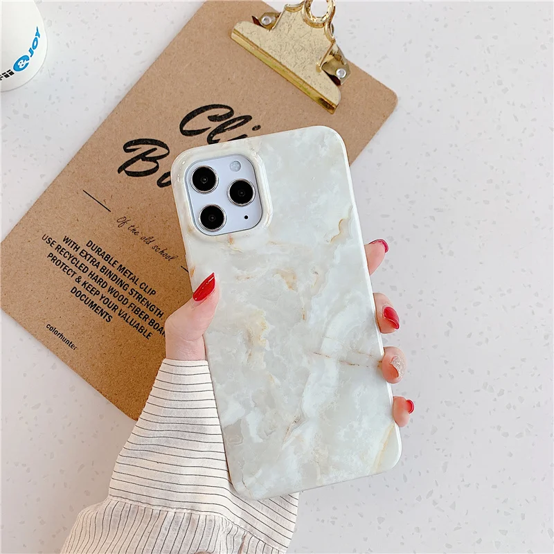 Abstract painting marble Case for iphone 12 12Pro Max 11 11Pro for iPhone X XR XS Max 6 6S 7 8 Plus SE silicone case Cover capa