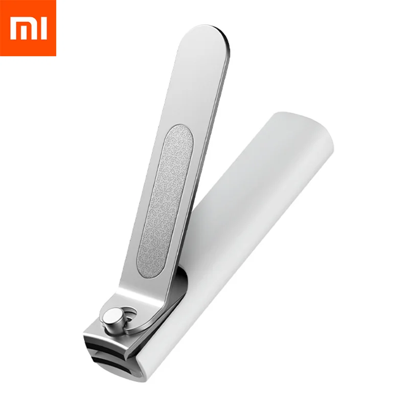 Фото Xiaomi Mijia Stainless Steel Nail Clippers With Anti-splash cover Trimmer Pedicure Care Professional File | Электроника