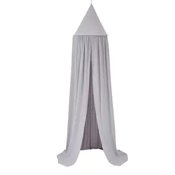 KAMIMI Baby Bed Curtain Children Room Decoration Crib Netting Baby Tent Washed Cotton Cloth Hung Dome Baby Mosquito Net Photogra