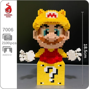 Chakra 7706 Super Mario Golden Figure 3D Model 2100pcs DIY Diamond Mini Building Small Blocks Bricks Toy for Children no Box
Chakra 7706 Super Mario Golden Figure 3D Model 2100pcs DIY Diamond Mini Building Small Blocks Bricks Toy for Children no Box