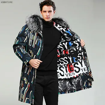 Fashion Men's Genuine Leather Fur Coat Men Winter Rabbit Fur Lining Jacket Fox Fur Collar Denim Windproof Fabric Outwear Parka
Fashion Men's Genuine Leather Fur Coat Men Winter Rabbit Fur Lining Jacket Fox Fur Collar Denim Windproof Fabric Outwear Parka