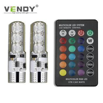 2x T10 W5W Car RGB Side Light Auto Parking Flashing Bulb+Remote Controller ( No Battery) For ford fiesta kuga 2 fusion ranger
2x T10 W5W Car RGB Side Light Auto Parking Flashing Bulb+Remote Controller ( No Battery) For ford fiesta kuga 2 fusion ranger