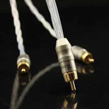 Single crystal silver coaxial to double lotus rca to 2rca one point two lotus to 2 RCA
Single crystal silver coaxial to double lotus rca to 2rca one point two lotus to 2 RCA