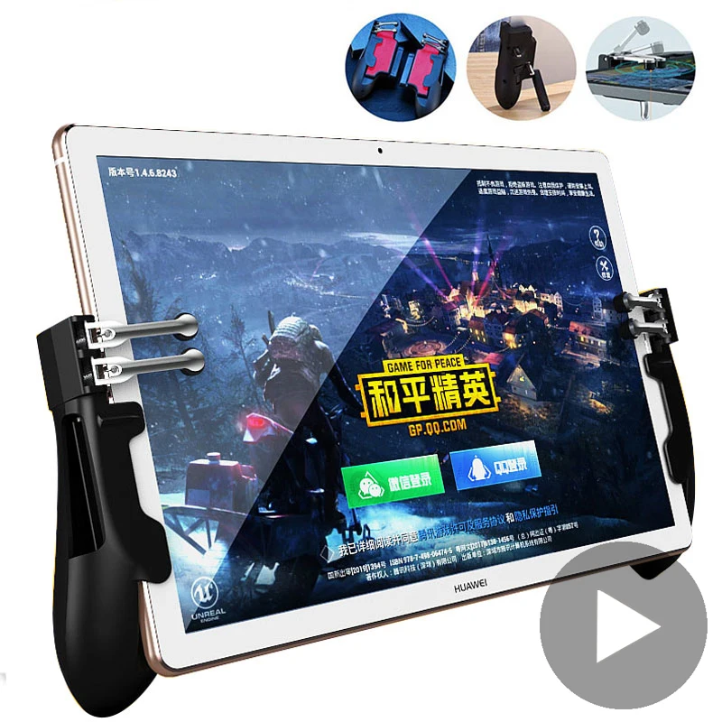 Trigger Free Fire Control for Android Tablet iPad PUBG Controller Gamepad Game Pad Console Phone Joystick Mobile L1 R1 Pupg Hand
Trigger Free Fire Control for Android Tablet iPad PUBG Controller Gamepad Game Pad Console Phone Joystick Mobile L1 R1 Pupg Hand