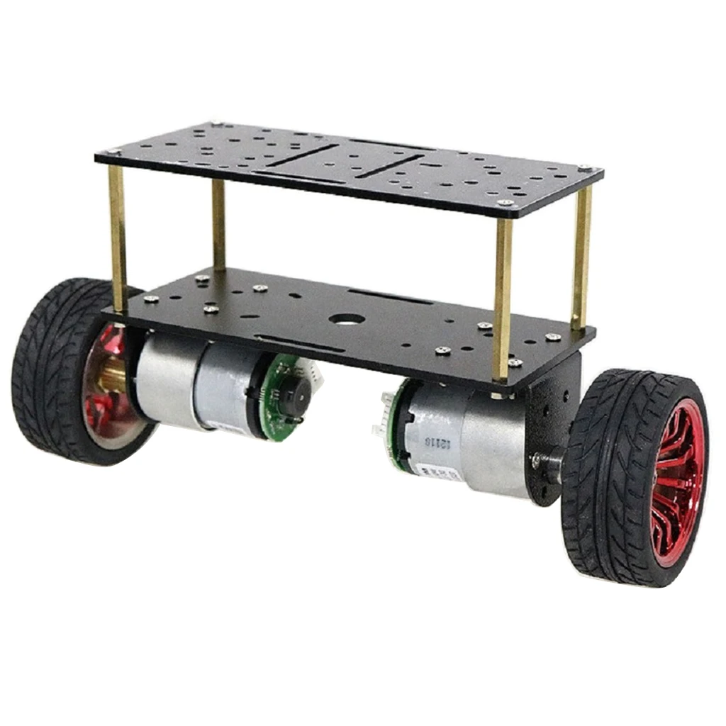 DC 12V Motor Double-deck 2-Wheeled Smart Robot Balancing Vehicle Chassis DC 12V Motor Double-deck 2-Wheeled Smart Robot Balancing Vehicle Chassis