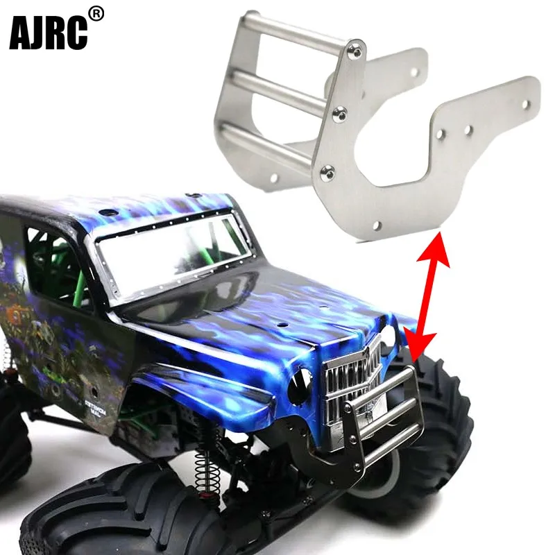 

Losi Lmt 4wd Solid Axle Monster Truck Off-road Vehicle Front Bumper Metal Front Anti-collision Protection Bar