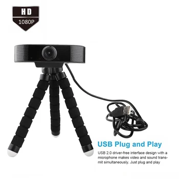 HD Webcam 1080P Streaming USB Computer 30fps Webcam With Microphone for Desktop Laptop Video Conferencing USB Computer Camera 
HD Webcam 1080P Streaming USB Computer 30fps Webcam With Microphone for Desktop Laptop Video Conferencing USB Computer Camera