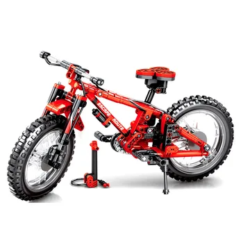 306Pcs Mechanical Bumper Bicycle DIY Building Kit Small Particle Model Plastic Blocks Assembly Toys For Kids Boys - Red Black
306Pcs Mechanical Bumper Bicycle DIY Building Kit Small Particle Model Plastic Blocks Assembly Toys For Kids Boys - Red Black