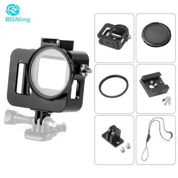 CNC Aluminum Protective Housing Shell Case Cage Frame for GoPro Hero 8 Black w 52mm UV Lens for Go Pro Action Camera Accessories
CNC Aluminum Protective Housing Shell Case Cage Frame for GoPro Hero 8 Black w 52mm UV Lens for Go Pro Action Camera Accessories
