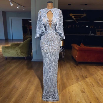 Light Sky Blue Sheath/Column Scoop Shawl Evening Dress Beaded Sequined Tulle Full-Length Prom Dress Formal Dress Zipper Custom
Light Sky Blue Sheath/Column Scoop Shawl Evening Dress Beaded Sequined Tulle Full-Length Prom Dress Formal Dress Zipper Custom