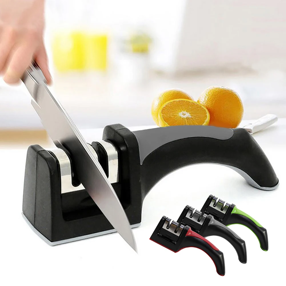 Stages Knife Sharpener Stainless Steel Whetstone Scissors Sharpening Grindstone Fast Knife Kitchen Tools
Stages Knife Sharpener Stainless Steel Whetstone Scissors Sharpening Grindstone Fast Knife Kitchen Tools