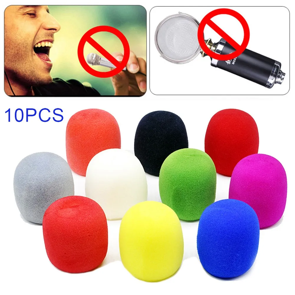 10x Microphone Covers Foam Handheld Thicken Mic Cover Professional Studio Wind Screen Protective Grill Shield Soft Sponge Cover
10x Microphone Covers Foam Handheld Thicken Mic Cover Professional Studio Wind Screen Protective Grill Shield Soft Sponge Cover